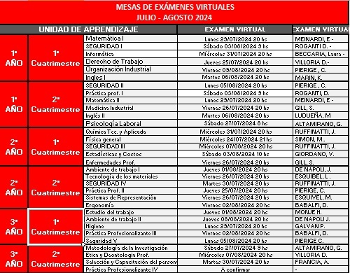 CALENDARIO CON FECHAS